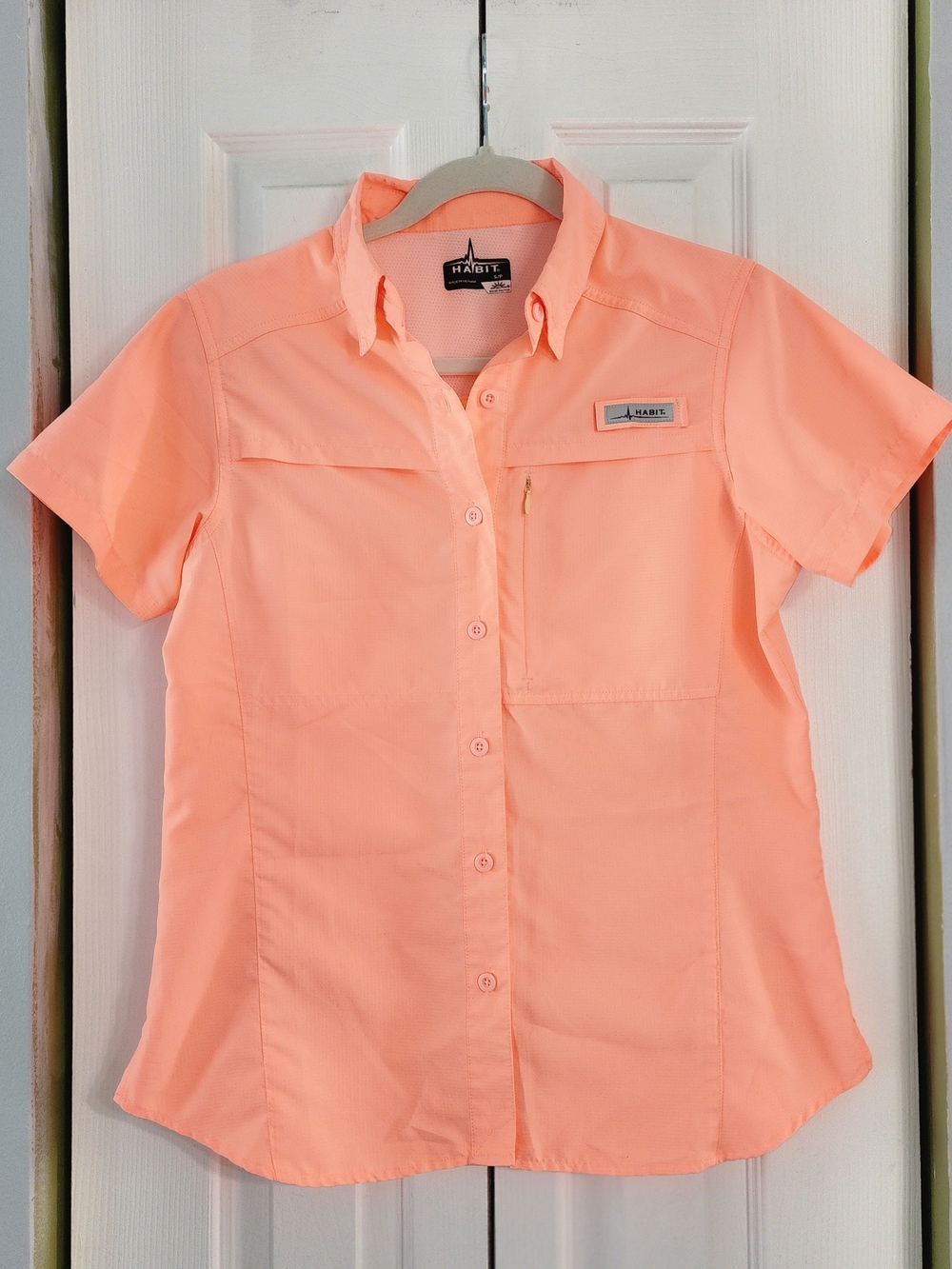 Habit Women's Short Sleeve Performance Fishing Shirt Size S/P